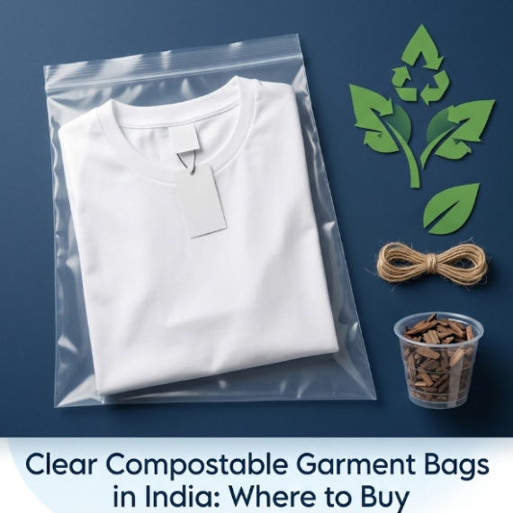 Clear Compostable Garment Bags in India: Where to Buy