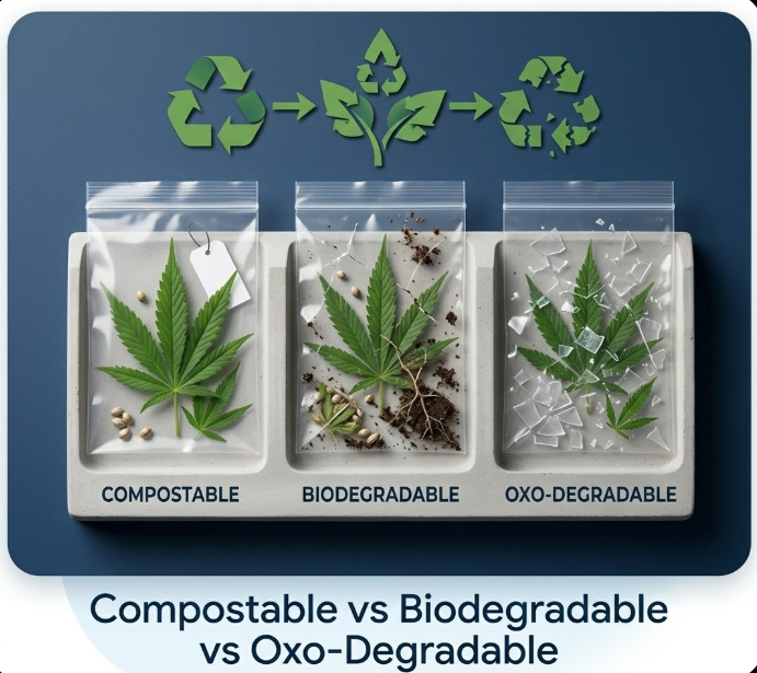 Compostable vs Biodegradable vs Oxo-Degradable