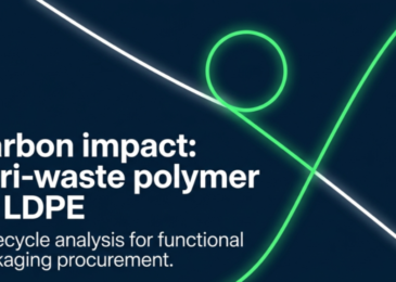 Carbon impact - agri-waste polymer vs LDPE