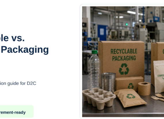 Compostable vs recyclable packaging for D2C