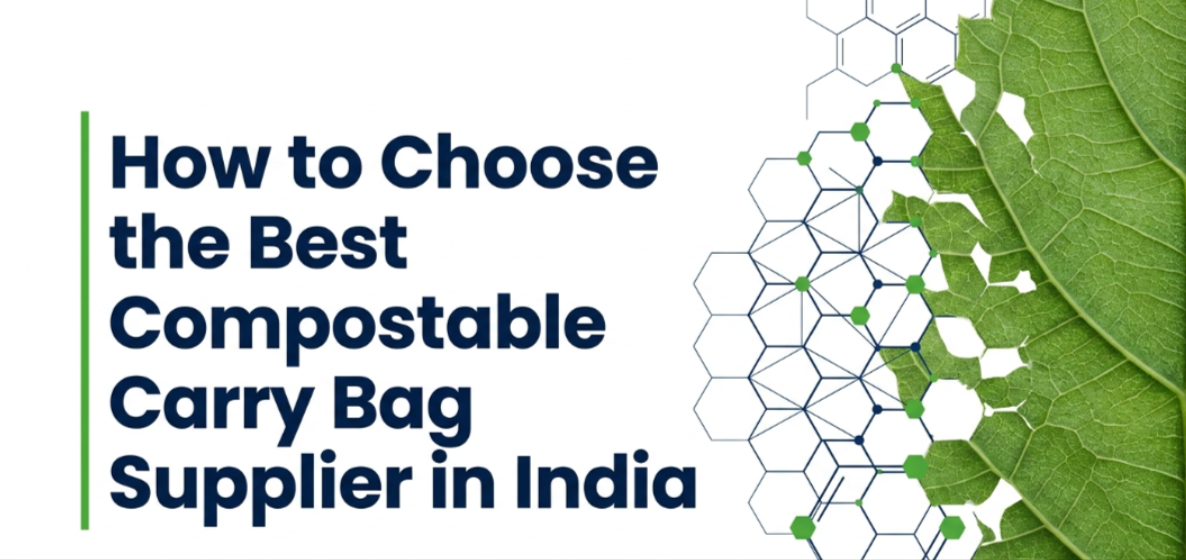 India banned plastic carry bags below 120 microns in 2022. Suddenly, every eCommerce store and retailer was scrambling to find alternatives. Meanwhile, customers also started asking pointed questions about packaging. However, finding a trustworthy compostable carry bag supplier in India is genuinely difficult. You've got bags in the market without proper certifications. You've got suppliers with delivery schedules you can't rely on. And then there are the ones charging premium prices for mediocre quality. I've seen businesses get burned more than once. Below, we explain the 7 factors to consider when evaluating compostable carry bag suppliers in India. 7 Factors to Consider When Choosing a Compostable Carry Bag Supplier in India The label "compostable carry bag" isn't enough. It's ambiguous and not always compliant. Here's how to choose compostable carry bag supplier: Check 1: Verify Certification Against Recognized Standards A bag that claims to be compostable is different from one that's certified as compostable. The difference matters more than you'd think. It's valid proof that the bag actually performs the way it's supposed to. Without it, you're essentially taking a supplier's word for it. And that's how people end up with bags that don't break down properly. In India, IS 17088 is the standard you need to look for. It's the BIS certification for compostable plastics. If you're exporting to European markets, EN 13432 is the equivalent. Here's why certification actually protects you: The bag disintegrates within a specific timeframe (usually 90-180 days under industrial composting). No toxic heavy metals leach out during the breakdown process. The compost quality stays intact. Red flag: A sustainable packaging supplier making compostable claims without providing certification documents. Check 2: Understand the Material Grade & Shelf Life Most compostable carry bags are made from blends of PBAT and PLA. Sometimes they include starch additives too. PBAT gives the bag flexibility and tear resistance, which matters because your bags need to hold weight and survive transit. PLA handles the stiffness and printability. The ratio between these two materials directly impacts how well the bag performs. The material composition also determines shelf life. A well-formulated blend typically lasts 12 to 24 months if it's stored properly. But moisture, heat, and light degrade the material faster. So, a supplier who stocks bags in a humid warehouse will see degradation accelerate. A sustainable packaging supplier with climate-controlled storage will maintain consistency. When you contact a supplier, ask for: Detailed material specification sheets (not just "compostable plastic") Expected shelf life under their storage conditions How they store inventory to prevent premature degradation What batch testing they do to ensure consistency What separates the real manufacturers from the ones just trying to make a quick buck? Third-party material test reports that show polymer composition, molecular weight, and shelf-life validation. Check 3: Assess Production Capacity & Minimum Order Quantities Your ability to scale is tied to your supplier's production capacity and MOQ. Most compostable carry bag suppliers in India have MOQs ranging from 500 to 2,000 bags. For custom-printed runs, you're looking at committing to around 250-300 kg of material. Some manufacturers will do smaller sample runs, but they'll charge a premium per unit. The questions you need to ask yourself about production: Can they actually handle seasonal demand spikes? What's their current production backlog? If your business grows 3x in a year, can they grow with you? What are the actual lead times for standard orders versus custom orders? Here's the trap most people fall into: you find a supplier and they hit your initial needs perfectly. But then your business takes off. You go back and ask them to 3X your order, and suddenly they can't scale. Now you're stuck either finding a new supplier (expensive, time-consuming) or staying small. A supplier with rigid MOQs becomes a bottleneck. But a sustainable packaging supplier who negotiates MOQs based on long-term volume commitment? That's not just a vendor, that's a partner. Check 4: Review Quality Control & Third-Party Testing Compostable carry bags are not just a bag. It is a part of your brand and needs to actually work for your specific use case. The manufacturers who take this seriously don't just rely on the material supplier's certification and call it a day. They batch-test every single production run. Here's what they're checking: Seal strength. How much weight can that sealed edge actually hold before it gives out? Puncture resistance. How sharp does an object need to be before the bag tears? Thickness uniformity. Is every single bag the same thickness, or are there variations? Opacity. Can you see through it or not? Dimensional accuracy. Are the bags actually the right size, or are they off? Before you commit to a large order, demand a sample kit (usually 10-50 bags, not just one prototype). Run your own durability tests. Put them through what your actual customers will put them through. This matters because you're not just buying a product. You're buying a reputation insurance policy. A bag that fails in the field doesn't just lose you that customer. It creates complaints, returns, social media posts, and damage to your brand that takes months to recover from. Check 5: Evaluate Customization & Printing Options Custom printing turns a functional bag into a brand statement. But printing isn't straightforward. Different methods (flexography, digital, rotogravure) produce completely different results. And then there's the ink question. Water-based inks align with your sustainability story. But solvent-based inks can affect your compostability claims. When you're talking to a supplier about printing, these are the conversations you need to have: What printing methods do they actually offer, and what are the lead times for each? Different methods have different timelines. What ink systems do they use? Water-based, soy-based, solvent-based? Get specifics. How do they handle design approval? Do they charge for iterations, or are revisions included? This adds up fast if you're not careful. Custom sizing options and any hidden costs. Don't get surprised by upcharges later. Turnaround time for custom print samples. You want to see how your design actually looks before committing to 10,000 units. Custom printed compostable bags should visibly communicate disposal instructions and certification right there on the bag. A reliable and affordable compostable packaging supplier in India will help you design this into the layout from the start, not tack it on at the end like it's an obligation. Check 6: Compare Pricing & Payment Terms Transparently Price transparency tells you everything about how a supplier does business. You need an affordable compostable packaging supplier in India but one that also offers consistent quality. And a legitimate quote should break down exactly where your money's going: Raw material cost per unit Processing and converting cost Custom printing cost Packaging and shipping Hidden costs that are a massive red flag include expedited shipping fees, sampling charges or minimum print run surcharges. Check 7: Verify References & Supply Chain Reliability A manufacturer's track record is the best predictor of future performance. So, ask for references from businesses similar to yours. Then actually reach out to those references and ask them specific questions: Did the sustainable carry bag supplier meet delivery deadlines? Not just once, but consistently? Was quality consistent across batches? Or did you get variations that caused problems? How did they respond when problems actually arose? Did they take responsibility, or did they deflect? Would you use them again? Also, find out how long the supplier has been in business. A manufacturer that's been around for 10 years has weathered market cycles. A 2-year-old startup might disappear the moment business slows. That's not necessarily a knock against startups though. They're often more flexible but you should know exactly what you're signing up for. Next, here's what to ask the compostable carry bag supplier: From where do you source their raw materials? Are you dependent on a single material supplier? What happens if your primary supplier has production issues? Finally, communication matters. See if you can reach them via email, WhatsApp, or phone and how soon they respond. Switching to Sustainable Packaging with the Right Compostable Carry Bag Supplier Finding the right compostable carry bag supplier in India is a brand investment. A dependable supplier understands your compliance needs, scales with your growth, and protects your reputation by delivering consistent quality. As Vishal Vivek, Co-founder of UKHI, puts it, "The supplier you choose becomes part of your brand story. A supplier who cuts corners on certification or quality will eventually cut corners on your business relationship." Now that you know how to choose compostable carry bag suppliers, the next step is to start evaluating vendors. Want to discuss supplier options, evaluate compostable carry bags for your specific use case, or need recommendations? Reach out to us, at UKHI, to get vendor selection assistance or to directly source compostable packaging materials. Send us a message on WhatsApp to fill in the direct contact form here. FAQs How much do compostable carry bags cost in India? Pricing varies depending on factors like size, material grade, MOQ, and customization. If you're going with standard unprinted bags, you're looking at anywhere from ₹2 to ₹8 per unit. Custom-printed bags run ₹3 to ₹15+ per unit. The big thing is volume. Once you hit 10,000+ units, the per-unit costs drop significantly, so it's worth negotiating at scale. Do I need different compostable carry bags for use in India and for exporting? Not necessarily. But standards aren't universal. If you're selling in India, you need IS 17088 certification. But if you're exporting to the EU, they want EN 13432. US buyers look for ASTM D6400 with BPI certification. The good news? A lot of compostable carry bag suppliers in India produce bags certified to multiple standards. That means one product can actually work across multiple markets. Just confirm with your supplier upfront which certifications their bags hold before you commit to an export order. Can I get customized compostable carry bags for my brand? Absolutely. Most manufacturers will do custom printed compostable bags in different sizes and colors. Fair warning though: MOQ for fully custom runs typically start at 5,000-10,000 bags. Lead times usually run 3-4 weeks for custom orders. If you want smaller sample runs to test first, that's possible too, but you'll have to pay a premium per unit. It's worth it though if it saves you from ordering 10,000 bags that don't work for your use case.