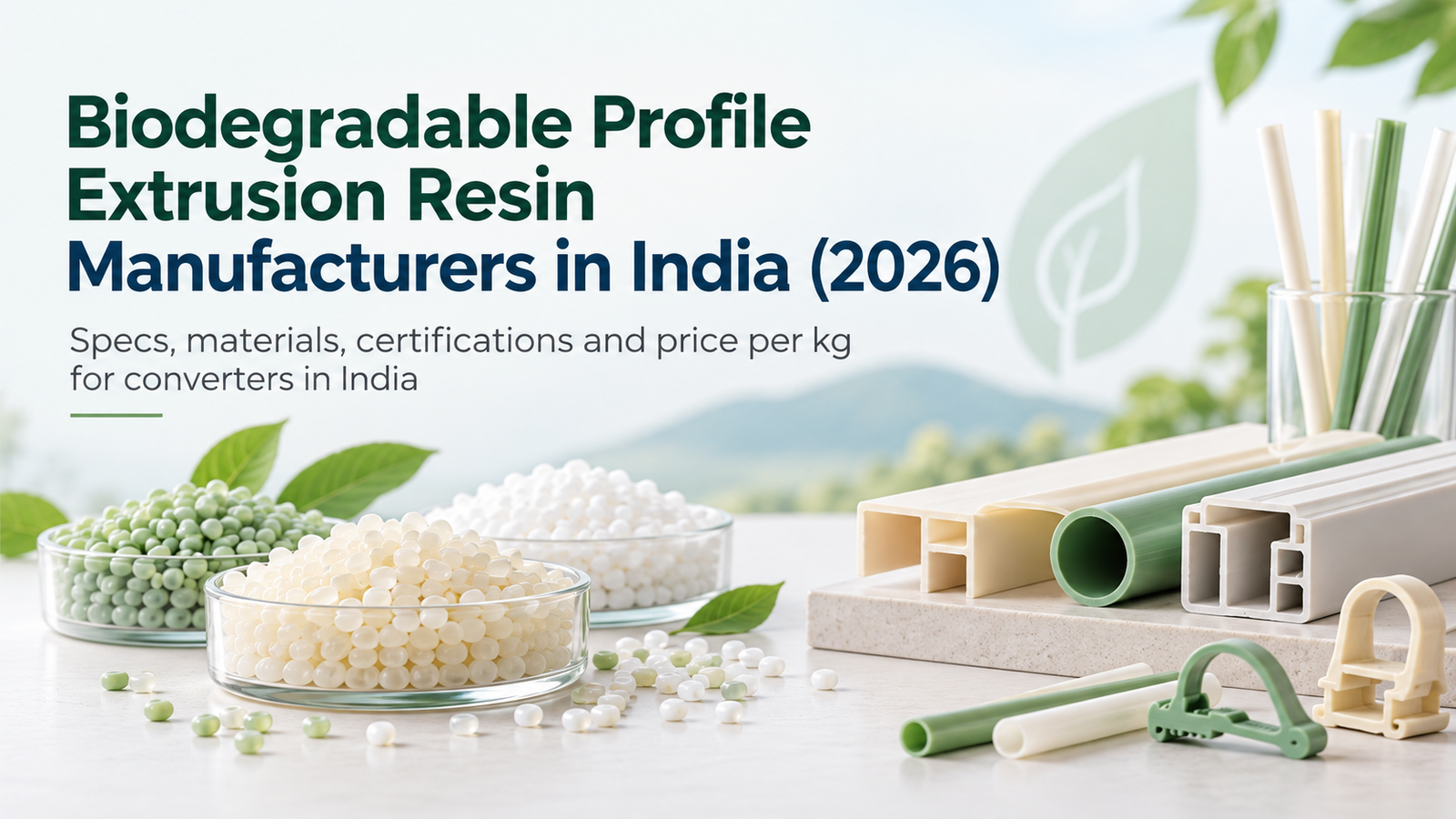 Biodegradable Profile Extrusion Resin Manufacturers in India (2026)